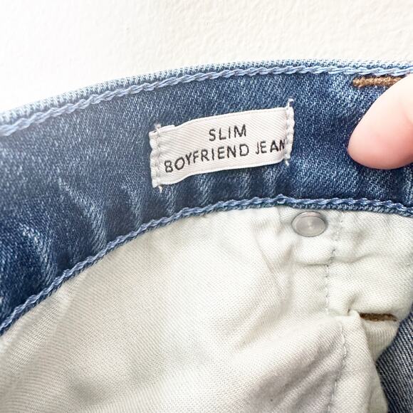 J. Crew Womens Jeans Slim Boyfriend Ankle Five Pockets Medium Wash Size 26 - Picture 6 of 8